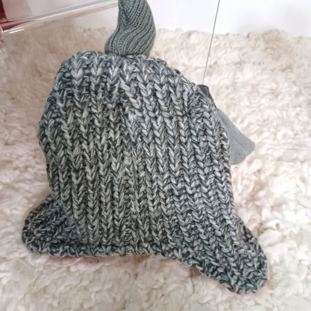 P.S. From Aeropostale Beanie with Mittens One Size  Gray